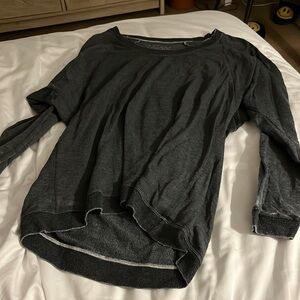 Oversized off the shoulder sweater